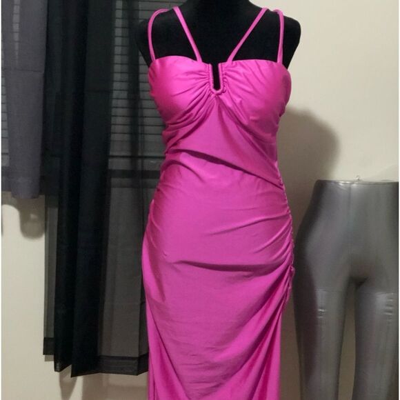 Speechless Juniors' Sateen U-Wire Bodycon Dress - Picture 2 of 4